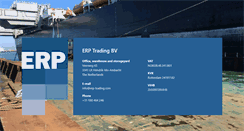Desktop Screenshot of erp-trading.com