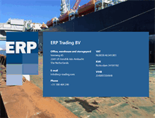 Tablet Screenshot of erp-trading.com
